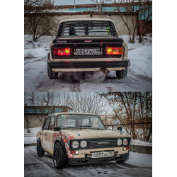 The grille on the rear window Lada 2101-2107