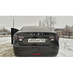 TUNING LED BLACK TAILLIGHTS REAR KIT LADA VESTA