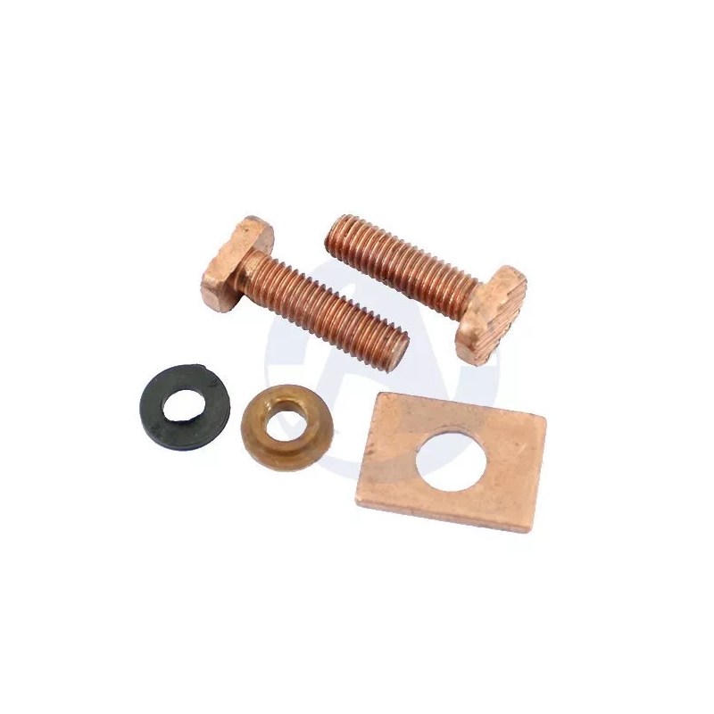 LADA NIVA 1600, 1700, 2101-2107, Repair Kit Starter: copper bolt copper washer, copper plate for starter