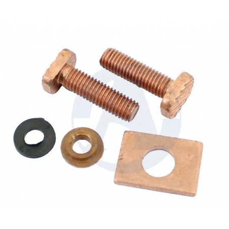 LADA NIVA 1600, 1700, 2101-2107, Repair Kit Starter: copper bolt copper washer, copper plate for starter