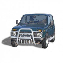 Protection front with motor protection "Smooth" D63,5 - 2121 21214 NIVA URBAN 4X4